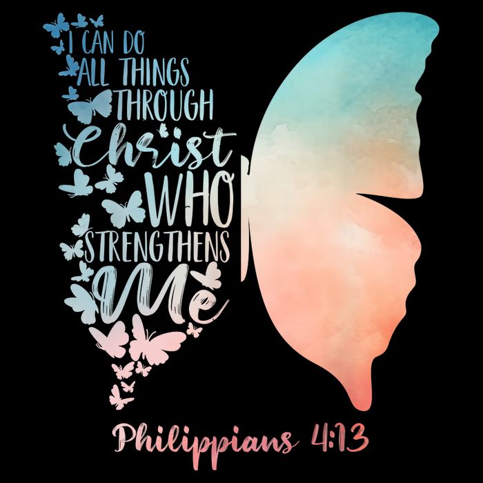 Can Do All Things Through Christ Who Strengthens Me Saying 16 in Basic Backpack