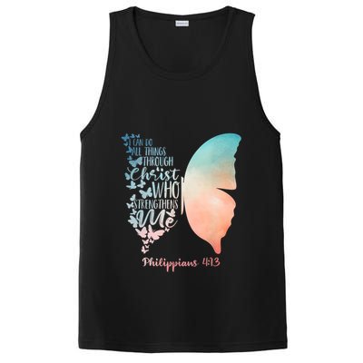 Can Do All Things Through Christ Who Strengthens Me Saying PosiCharge Competitor Tank