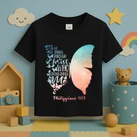 Can Do All Things Through Christ Who Strengthens Me Saying Toddler T-Shirt