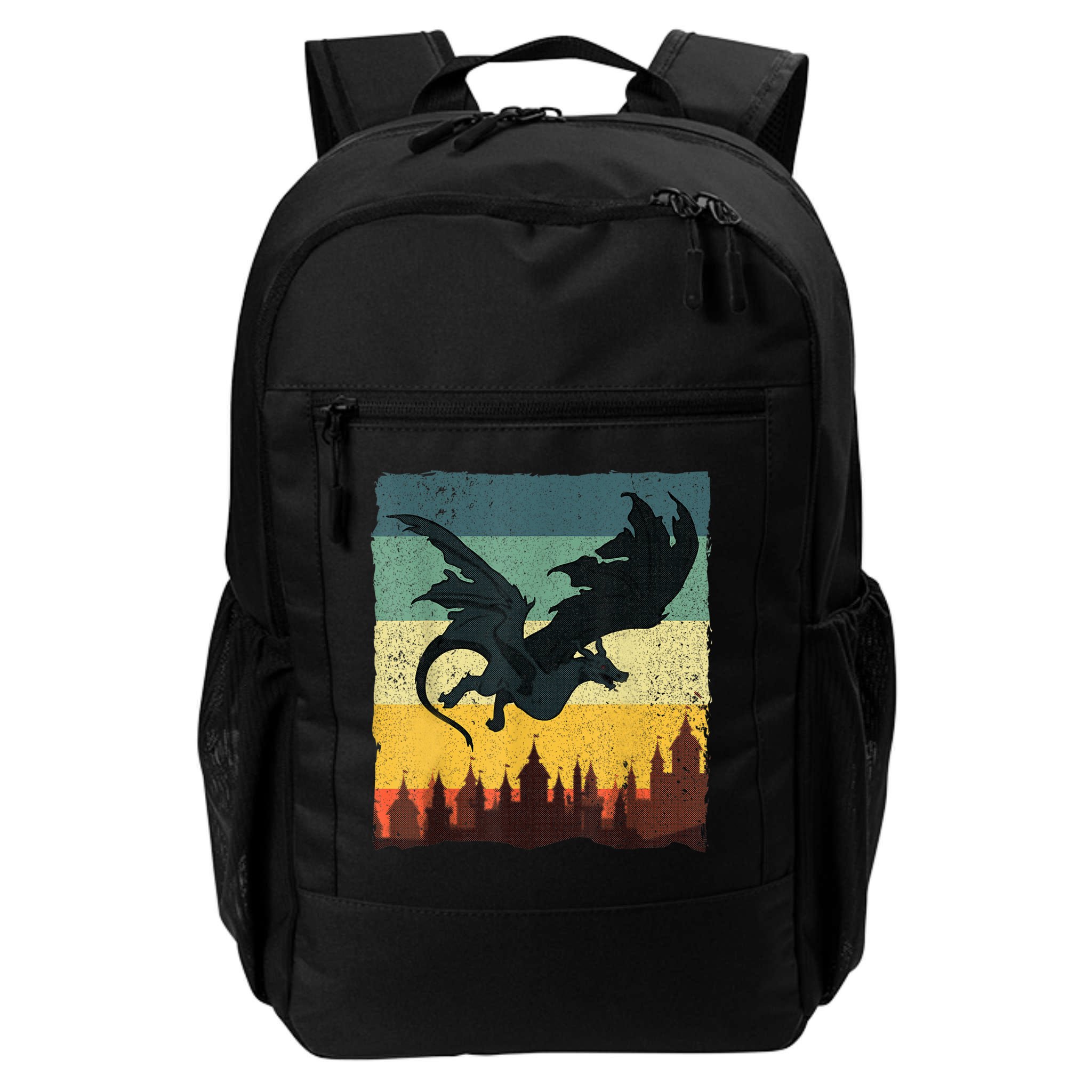 Cool Dragon Art For Women Mythical Vintage Dragon Lover Backpack