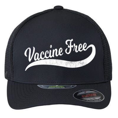 Cool Distressed Antivax Antivaccine Mom Dad Vaccine Free Funny Gift Flexfit Unipanel Trucker Cap