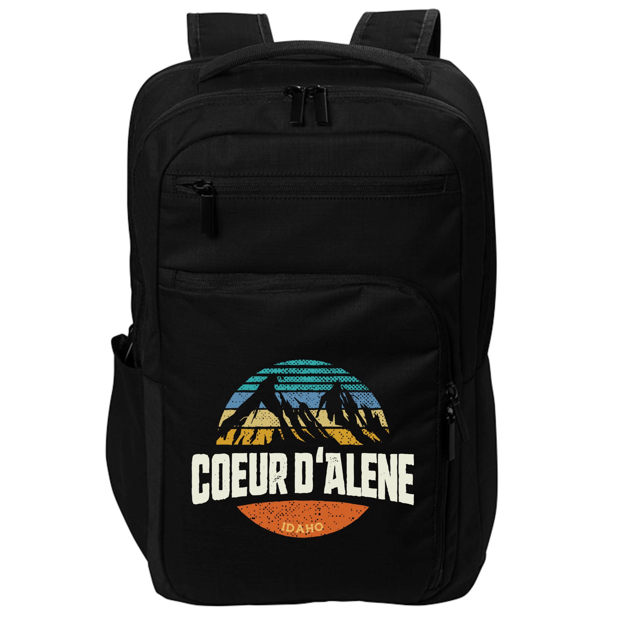Coeur D Alene Gift Idaho Cool Impact Tech Backpack