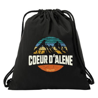 Coeur D Alene Gift Idaho Cool Drawstring Bag