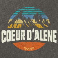 Coeur D Alene Gift Idaho Cool Cotton Canvas Backpack