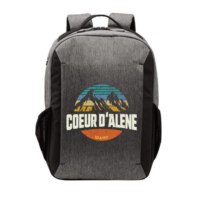 Coeur D Alene Gift Idaho Cool Vector Backpack
