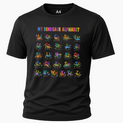 Cool Dinosaur Alphabet Back To School Performance Shirt