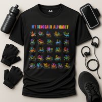 Cool Dinosaur Alphabet Back To School Performance Shirt