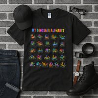 Cool Dinosaur Alphabet Back To School Tall T-Shirt
