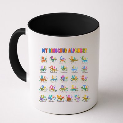 Cool Dinosaur Alphabet Back To School Mug