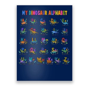 Cool Dinosaur Alphabet Back To School Poster