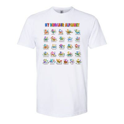 Cool Dinosaur Alphabet Back To School Softstyle CVC T-Shirt