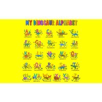 Cool Dinosaur Alphabet Back To School Bumper Sticker