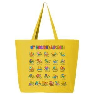 Cool Dinosaur Alphabet Back To School 25L Jumbo Tote