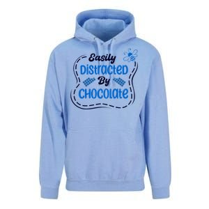 Cocolatier Distracted By Chocolate Ironic Quote Cute Gift Unisex Surf Hoodie