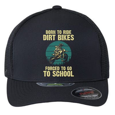 Cute Dirt Bike Art For Women Motorcycle Dirtbike Flexfit Unipanel Trucker Cap