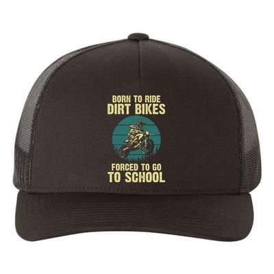 Cute Dirt Bike Art For Women Motorcycle Dirtbike Yupoong Adult 5-Panel Trucker Hat