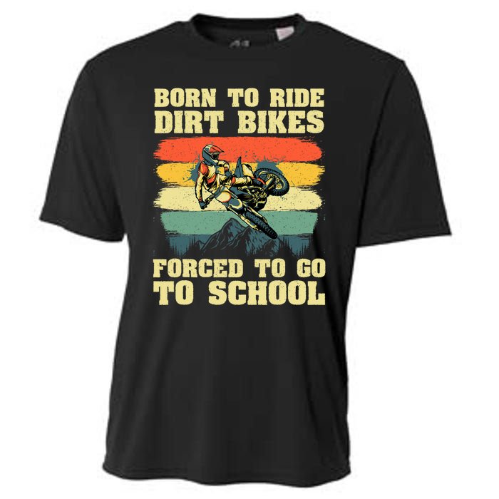 Cool Dirt Bike For Men Women Kids Motocross Dirt Bike Lover Cooling Performance Crew T-Shirt