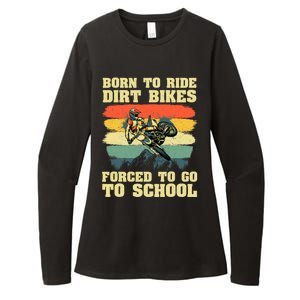 Cool Dirt Bike For Men Women Kids Motocross Dirt Bike Lover Womens CVC Long Sleeve Shirt