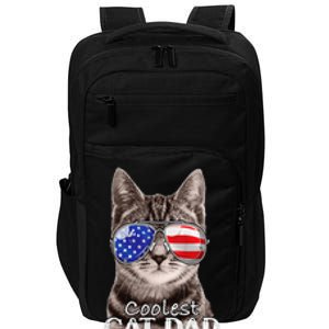 Cat Dad Best Cat Father Ever Fathers Day Christmas Cat Daddy Impact Tech Backpack