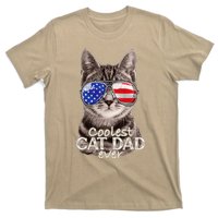 Cat Dad Best Cat Father Ever Fathers Day Christmas Cat Daddy T-Shirt