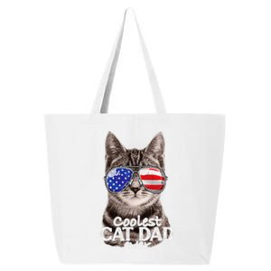 Cat Dad Best Cat Father Ever Fathers Day Christmas Cat Daddy 25L Jumbo Tote