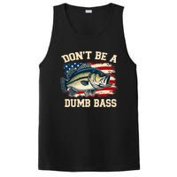 Classic DonT Be A Dumb Bass Funny Fishing Usa Flag PosiCharge Competitor Tank