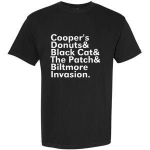 CooperS Donuts & Black Cat & The Patch Garment-Dyed Heavyweight T-Shirt