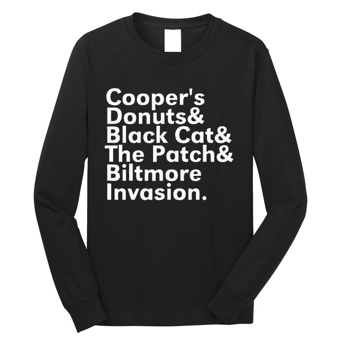 CooperS Donuts & Black Cat & The Patch Long Sleeve Shirt