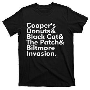 CooperS Donuts & Black Cat & The Patch T-Shirt