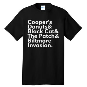 CooperS Donuts & Black Cat & The Patch Tall T-Shirt