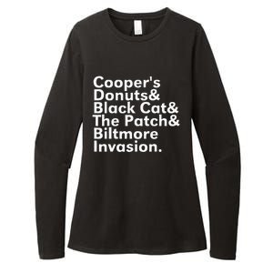 CooperS Donuts & Black Cat & The Patch Womens CVC Long Sleeve Shirt