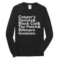 CooperS Donuts & Black Cat & The Patch Tall Long Sleeve T-Shirt