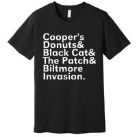 CooperS Donuts & Black Cat & The Patch Premium T-Shirt