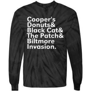 CooperS Donuts & Black Cat & The Patch Tie-Dye Long Sleeve Shirt