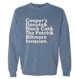 CooperS Donuts & Black Cat & The Patch Garment-Dyed Sweatshirt