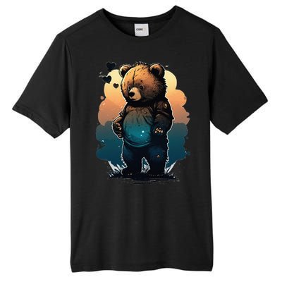 Cute Dressed Bear Daughter Wife Grandma  Tall Fusion ChromaSoft Performance T-Shirt