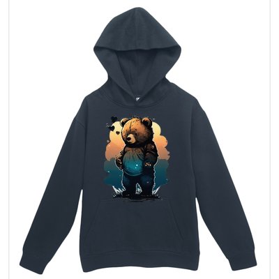 Cute Dressed Bear Daughter Wife Grandma  Urban Pullover Hoodie