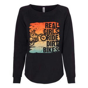 Cool Dirt Bike For Wo Girl Motocross Biker Racer Sport Womens California Wash Sweatshirt