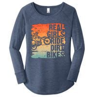 Cool Dirt Bike For Wo Girl Motocross Biker Racer Sport Women's Perfect Tri Tunic Long Sleeve Shirt