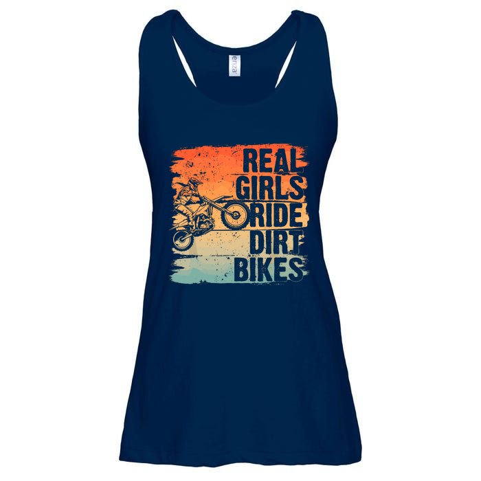 Cool Dirt Bike For Wo Girl Motocross Biker Racer Sport Ladies Essential Flowy Tank