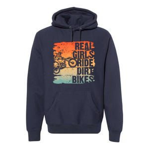 Cool Dirt Bike For Wo Girl Motocross Biker Racer Sport Premium Hoodie