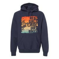 Cool Dirt Bike For Wo Girl Motocross Biker Racer Sport Premium Hoodie