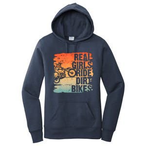 Cool Dirt Bike For Wo Girl Motocross Biker Racer Sport Women's Pullover Hoodie