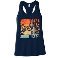 Cool Dirt Bike For Wo Girl Motocross Biker Racer Sport Women's Racerback Tank