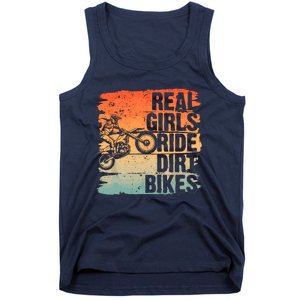 Cool Dirt Bike For Wo Girl Motocross Biker Racer Sport Tank Top