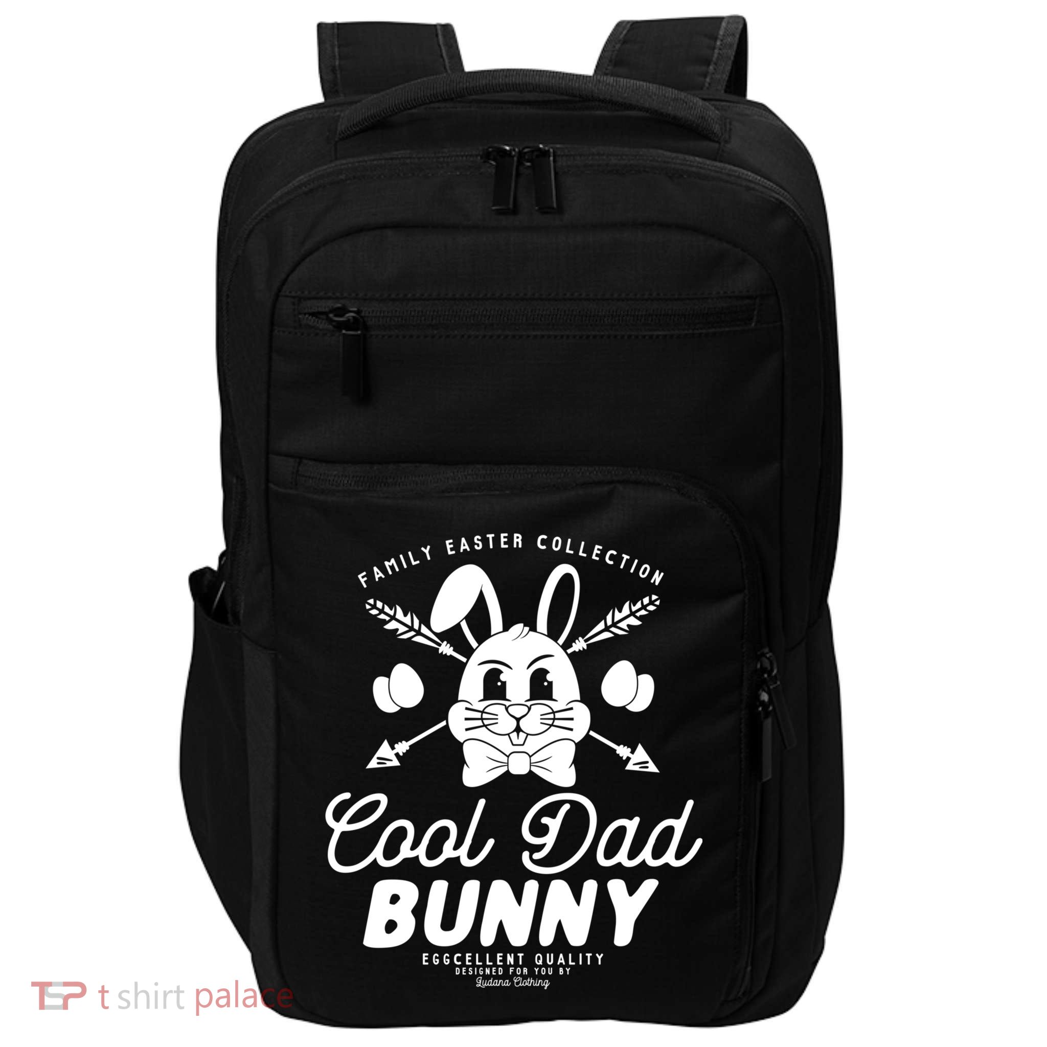 Cool Dad Bunny Matching Family Outfit Easter Party Pajama Cool Gift Impact Tech Backpack