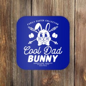 Cool Dad Bunny Matching Family Outfit Easter Party Pajama Cool Gift Coaster