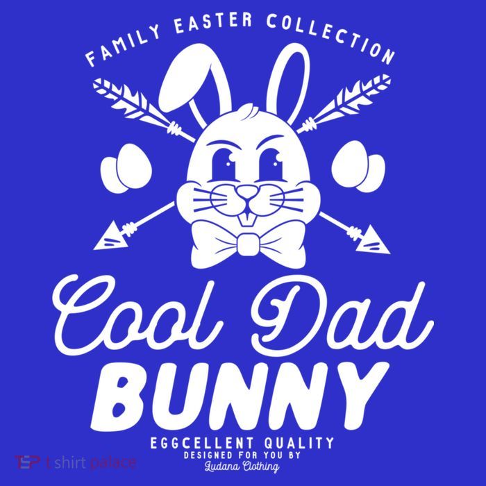 Cool Dad Bunny Matching Family Outfit Easter Party Pajama Cool Gift Premium T-Shirt