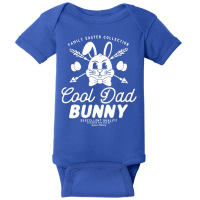 Cool Dad Bunny Matching Family Outfit Easter Party Pajama Cool Gift Baby Bodysuit