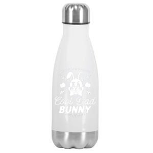 Cool Dad Bunny Matching Family Outfit Easter Party Pajama Cool Gift Stainless Steel Insulated Water Bottle